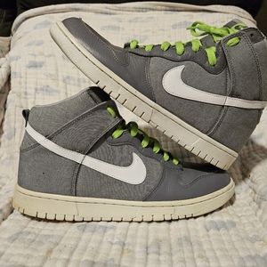 Nike Dunk High 10 Wolf Grey/Green